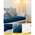 thumbnail image 4 of Navy Blue Ombre Couch Cushion Covers Stretch, Washable Sofa Seat Covers Individual Seat Cushion Sofa Slipcovers Contemporary Gradient Abstract Art Couch Cover Furniture Protector L-1PCS, 4 of 7