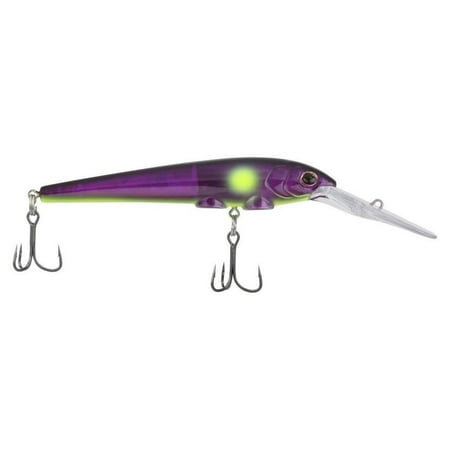 Berkley Deep Hit Stick Fishing Lure Firefly 1/3 oz 3.75in Wide Aggressive Tail Action and Beefier Profile Equipped with Sharp Fusion19 Hook