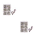 thumbnail image 1 of Vogacara Nail Crystal Nails 6 Cajas Fondo plano Vidrio Transparente Color mezclado Flatback Nail Art Crafts DIY Bolsas de piedra Zapatos Multicolor 2piezas, 1 of 6