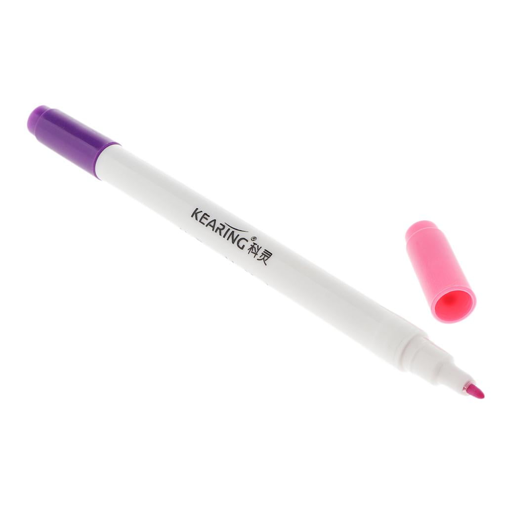 4 Pcs Cross Stitch Water Soluble Pen 1mm Nib Ink Color Blue Purple Pink Diy  Automatic
