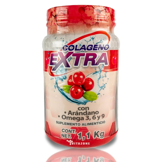 Colágeno Extra Coenzima Q10 Omegas Sanabi 1.1 kg Arándano