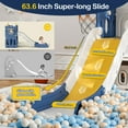 GIKPAL 7 in1 Kids Slide for Toddlers Age 13 Indoor Baby Plastic Slide