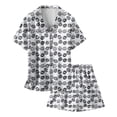 thumbnail image 5 of MIASHUI Pyjama Boutonné 2 Pcs Garçon Fille Imprimé de Pâques pour Enfants, Gris Clair, 4-5 Ans, 5 of 5