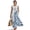 Blue Fish Wave, variant on Aztec Southwest American Tribal Print Summer Dress for Women Cotton Linen Maxi Dress Casual Sleeveless Crewneck Loose Fit Tank Sundress with Pockets, Boho Beach Vacation Outfits, Green, M