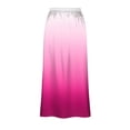 thumbnail image 5 of TaTaai Women's Satin Elastic Waist Maxi Skirt with Drawstring, Solid Color, and Flowy Ankle-Length Silhouette Gift, 5 of 5