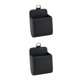 thumbnail image 2 of Sidaley Caja de almacenamiento ordenada para asiento trasero de ventilación de coche, funda para monedas de cuero PU, organizador de bolsillo, Negro 2piezas, 2 of 6