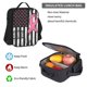 thumbnail image 5 of Easygdp Ribbon Breast Cancer Awareness Mochila para Niños y Niñas con Set de Caja de Almuerzo y Estuche para Lápices 3 en 1, Mochila Escolar Estampada para Adolescentes, 5 of 7