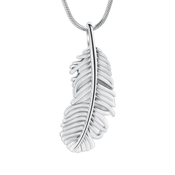 Wing Urn Necklace for Ashes for Women Men Stainless Steel Cremation Jewelry Urn Pendant Ashes Holder for Human Pest Ashes Waterproof