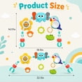 thumbnail image 5 of FVLOENG Crib Mobile Baby Stroller Arch Toy Snap-On Infant Nursery Mobile for Crib Boys Girls, 5 of 6