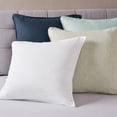 thumbnail image 3 of Levtex Home - 100% French Flax Linen - 20 x 20in. Decorative Pillow Cover (Set of 2) - French Flax Washed Linen - White - Pillow Cover Size (20 x 20in.), 3 of 3