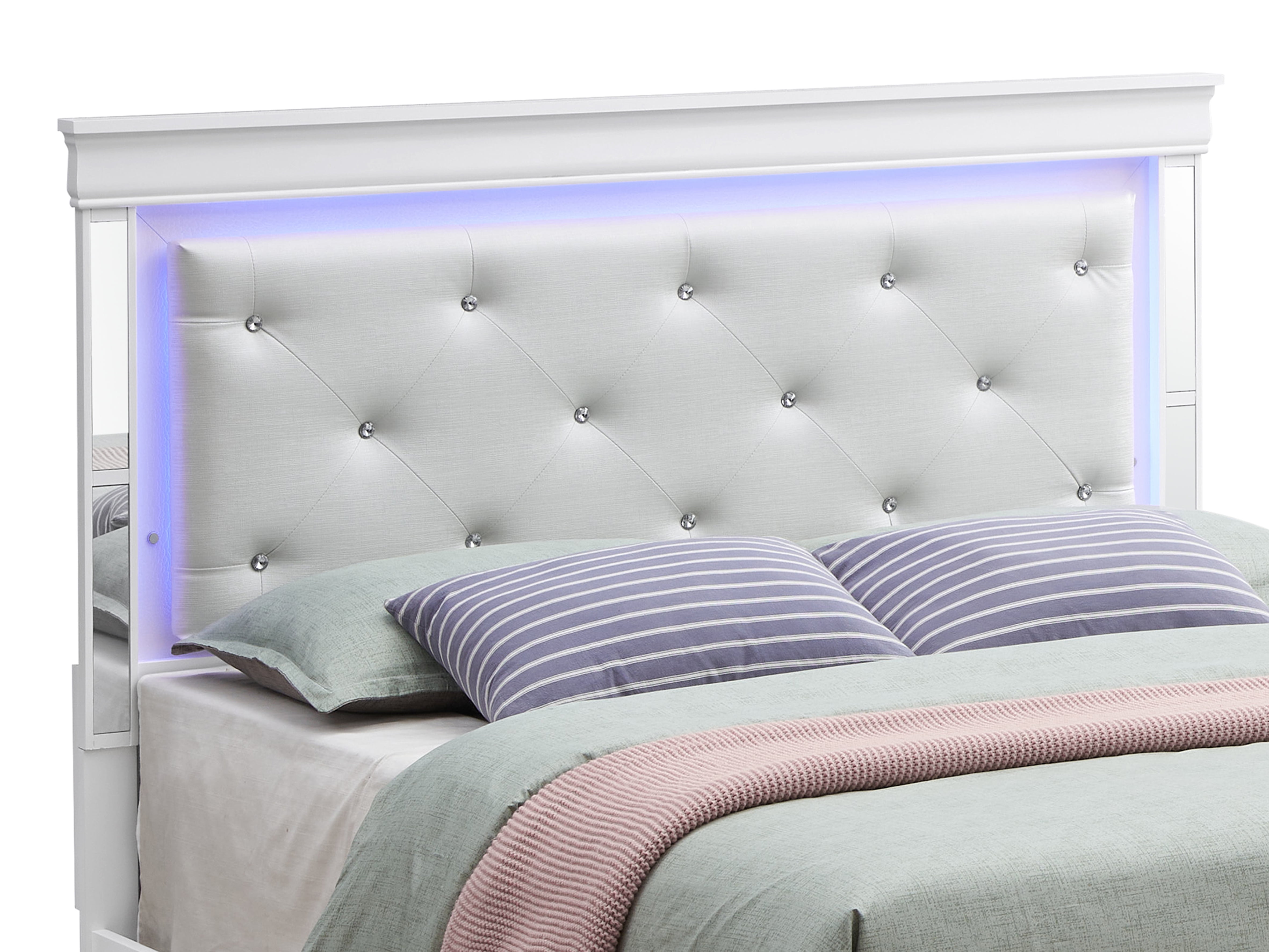Glory Furniture Verona Twin Bed in White Color