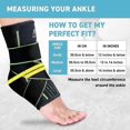 thumbnail image 4 of Stride Flex Adjustable Ankle Brace for Men/Women: 4 Way Foot Compression Ankle Brace for Sports and Injuries: Arthritis Pain Relief (1, Green, Large), 4 of 5