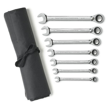 

Gearwrench Ratcheting Wrench Set 7 Pc Sae Reversible Combination