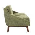 thumbnail image 6 of Office Star Products Davenport Loveseat in Olive Fabric with Coffee Legs K/D, 6 of 6