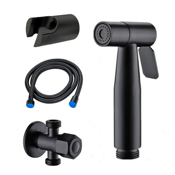 Injueey Rociador de bidé para baño, cabezal de ducha de tela de mano de acero inoxidable 304, accesorio de rociador de chorro de repuesto para inodoro, Juegos de accesorios de baño Geben Sie 5 ein Injueey HA012652-05B