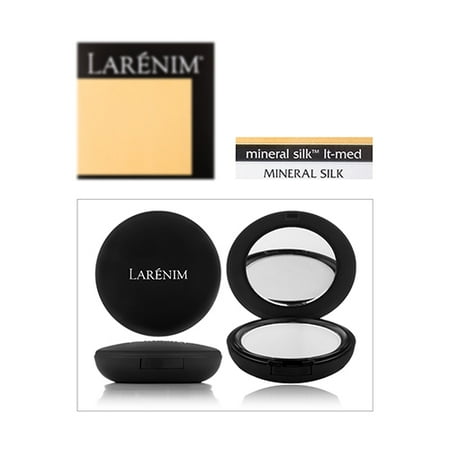 - Mineral Silk Pressed Powder Lt-Med - 9 Grams by Larenim Mineral