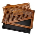 thumbnail image 4 of Simple Tea Tray, Chinese Oak And Plastic Material Gongfu Tea Table Set Lifelike Wooden Tea Tray Easy To Use Chinese Tea Plate Durable Water Storage Type Teaboard, 4 of 8