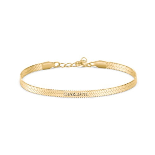 Bracelet en Chevrons Gravable