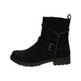 thumbnail image 2 of Tawop women's Boots Mid-Calf Chunky Heel Winter Fall Black Boots, 2 of 9