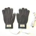 thumbnail image 1 of Guantes eléctricos USB, guantes calentadores de manos USB, guantes de punto de 5 pines para hombre, 1 of 6
