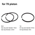 thumbnail image 1 of Convenient Installation Piston Rings For Air Compressor Maintenance For 55Mm 70Mm 80Mm 90Mm 95Mm 105Mm Fs120, 1 of 6