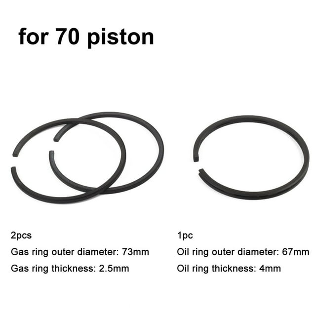Convenient Installation Piston Rings For Air Compressor Maintenance For 55Mm 70Mm 80Mm 90Mm 95Mm 105Mm Fs120