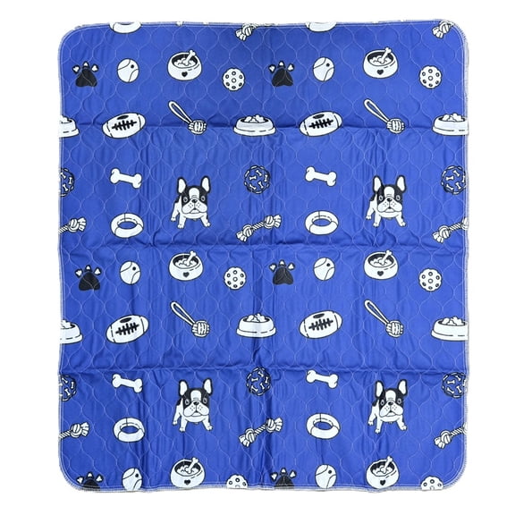 Everywhere Essentials Washable Pet Pads for Dogs Blue Puppy 36" X 41" (4-Pack)