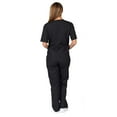 thumbnail image 3 of ACTIVE UNIFORMS Women Scrub Set Medical Scrub Top and Pants (Black, XX-Large), 3 of 6