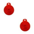 thumbnail image 2 of Yuarrent Embudo de silicona para cocina segura y sostenible Tolvas de silicona plegables ligeras y portátiles rojo 2Conjunto, 2 of 6