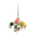 thumbnail image 3 of Sepak Takraw Toy  Chewing Toy Colorful Safe Relieve Anxiety Hanging  Sepak Takraw Toy For Birds Parrots, 3 of 8