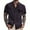 Black, variant on Yiaimeir Men's Vintage Button Down Bowling Shirts Short Sleeve Summer Beach Shirt，Size M-3XL