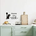 thumbnail image 2 of Fymlhomi Wall Sticker,Kitchen Mouse Anyone Can Cook Wallpaper Removable Art DIY Wall Decals Poster for Kids Room Home Bedroom Living Children Decor Wall Murals, 2 of 5