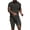 Dark Gray, variant on Vedolay Short Sets For Men Casual Mens Personality Sport Set Summer 2 Piece Outfit Short Sleeve T Shirt and Shorts,Green XXL