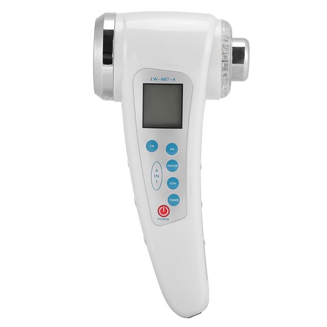 Máquina de rejuvenecimiento de la piel, máquina de belleza con ultrasonido ultrasónico 4 en 1, máquina facial ultrasónica confiable y duradera