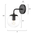thumbnail image 6 of Light Society Zeno Globe Wall Sconce, 6 of 6