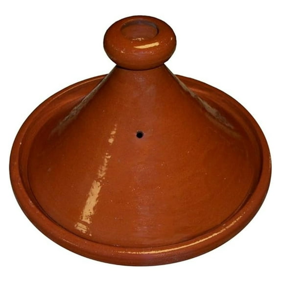 Moroccan Tagine - Lead Free Cooking Pot - X-Large 13.3" Handmade Glazed Tagine - Authentic Moroccan Cuisine - Oven & Stovetop Safe