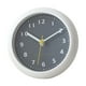 thumbnail image 3 of Reloj de ducha de baño con ventosas para colgar en la pared o sobre la mesa, pequeño y moderno. Gris oscuro, 3 of 9