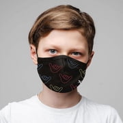 Two-Layer Reusable Kids Face Mask with Adjustable Earloop (3-Pack)