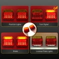 thumbnail image 3 of MACTANO Magnetic Wireless Trailer Lights, Magnetic Trailer Lights Car Magnet Towing Tail Lights LED Kit IP65 Waterproof Brake Lights, 3 of 7