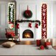 thumbnail image 5 of Adornos navideños, adornos navideños, regalos navideños, cortina de puerta con pareado navideño, decoración de fiesta personalizada, cubierta de puerta, bandera navideña, tela de fondo, estilo de ilum, 5 of 6