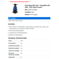 thumbnail image 2 of Front Upper Ball Joint - Compatible with 2005 - 2022 Toyota Tacoma 2006 2007 2008 2009 2010 2011 2012 2013 2014 2015 2016 2017 2018 2019 2020 2021, 2 of 2