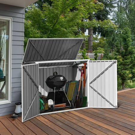 Costway 6x3FT Horizontal Storage Shed 68 Cubic Feet for 