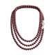 thumbnail image 3 of Set Collar Triple Aretes Pulsera Zvezda Plata 0.925 Mujer vino Unitalla, 3 of 4