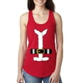thumbnail image 2 of Wild Bobby Santa Claus Suit Christmas Sweater | Holiday Women Racerback Tank Top, 2 of 5