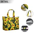 thumbnail image 3 of Sunflower Women's Large Weekend Travel Bag Moving Canvas Handbag Thick Double Layer Beach Weekend Travel Unisex Hospital Maternity Delivery with Toiletry Waterproof, 3 of 5