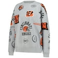 thumbnail image 2 of Women's Gameday Couture Heather Gray Cincinnati Bengals Always On Repeat Fleece Sweatshirt, 2 of 3