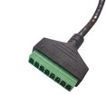 thumbnail image 3 of nipocaio Nouveau RJ45 Tour 8pin terminal Sans Soudure RJ45 avec Oreilles Câble Maille Rallonge Connecteur de Câble Maille Femelle, 3 of 5
