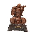 thumbnail image 4 of Buddha Sculpture, Laughing Buddha Figurine Artwork Ornament Feng Shui Chinese Buddha Statue, Sitting Buddha Statue for Garden Outdoor Car Home Style C, 4 of 8