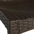 thumbnail image 4 of LeisureMod Modern Weave Mace Indoor Outdoor Dining Chair in Brown Set of 4, 4 of 9