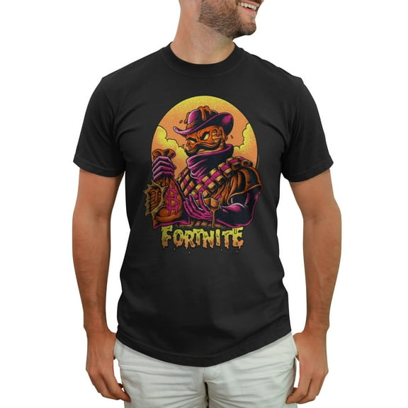 Men's Fortnite Mancake Logo Graphic T-Shirt
